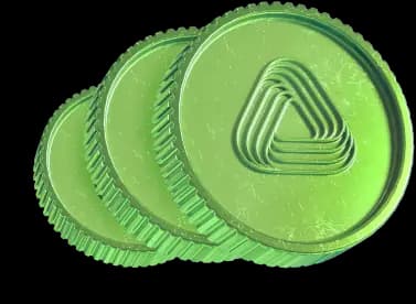 Coins with AGNT Logo