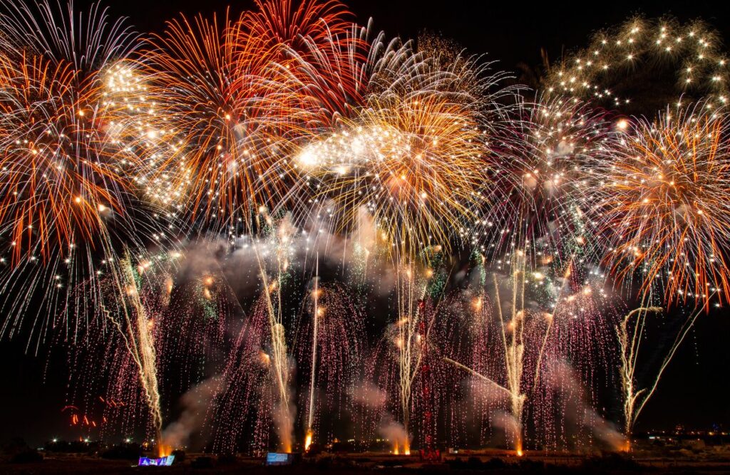 Magical Firework Displays for a Sparkling Ending