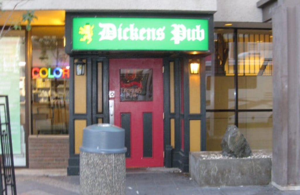 Dickens Pub music venue in calgary