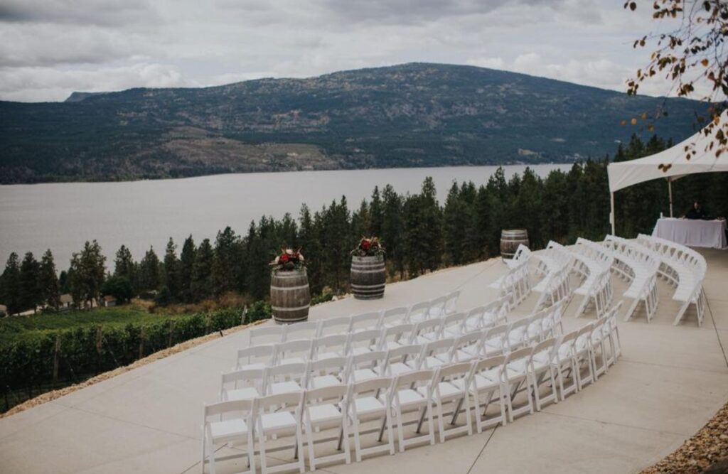 Mountain Venues in kelowna for outdoor wedding