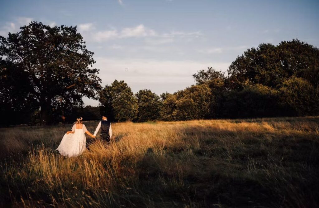 Rustic Barn for outdoor wedding in surrey