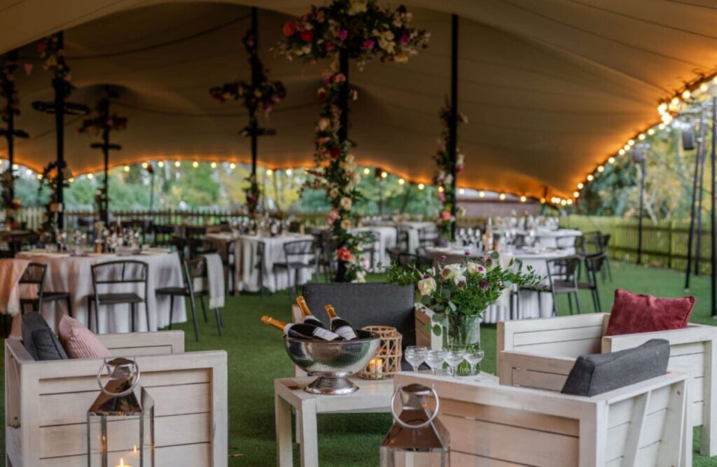 garden inspired indoor wedding venue surrey