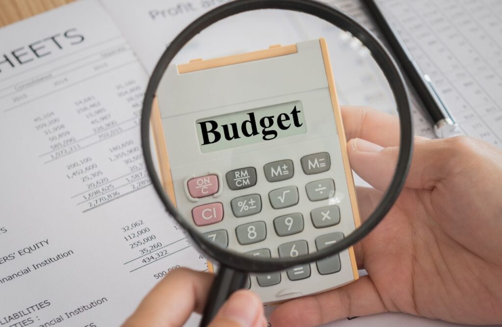 Budget Considerations one of the things to check in a checklist