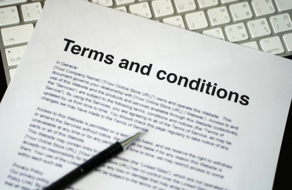 Understand Booking Terms and Conditions