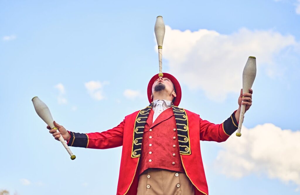 Jugglers: The Art of Skill and Spectacle