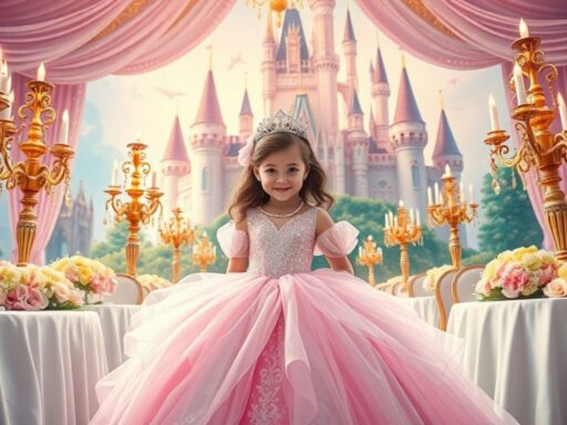 Princess themed birthday party