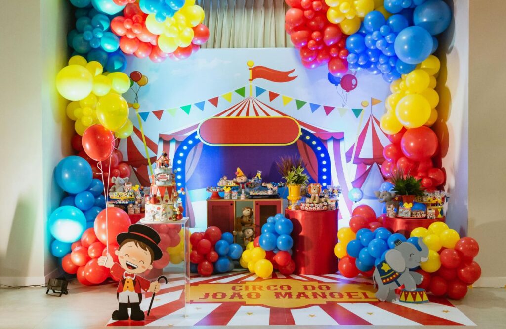 The Grand Entrance for circus themed party