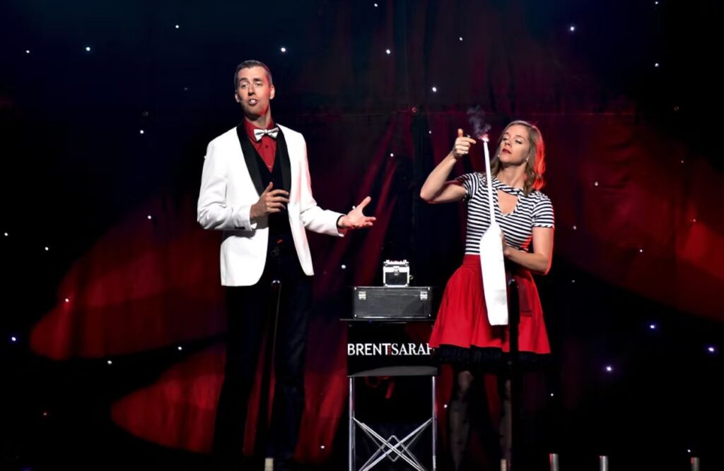 Brent and Sarah magician
