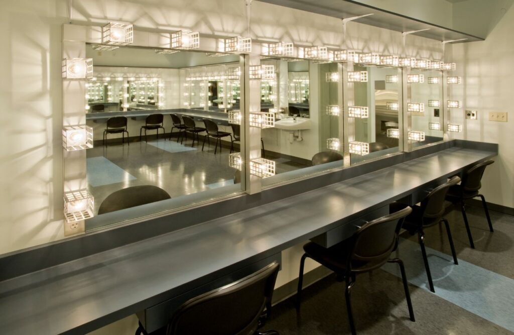 Dressing Room and Backstage Amenities