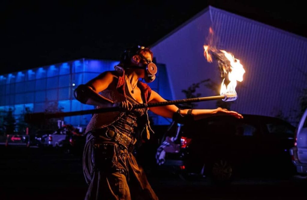Fire Performers For Hire In Vancouver: How to Book a Blazing Show 7 Bella Bizarre fire performer