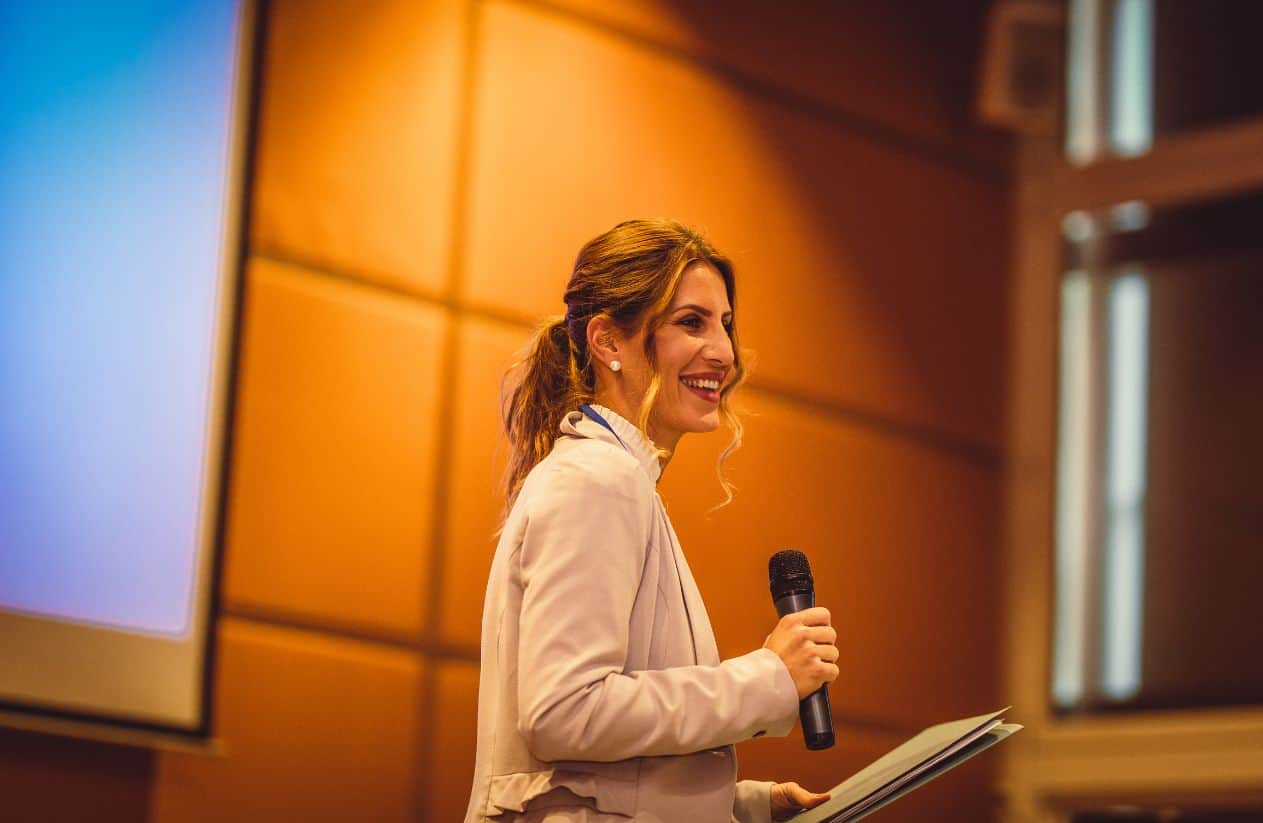 Booking a public speaker for an event