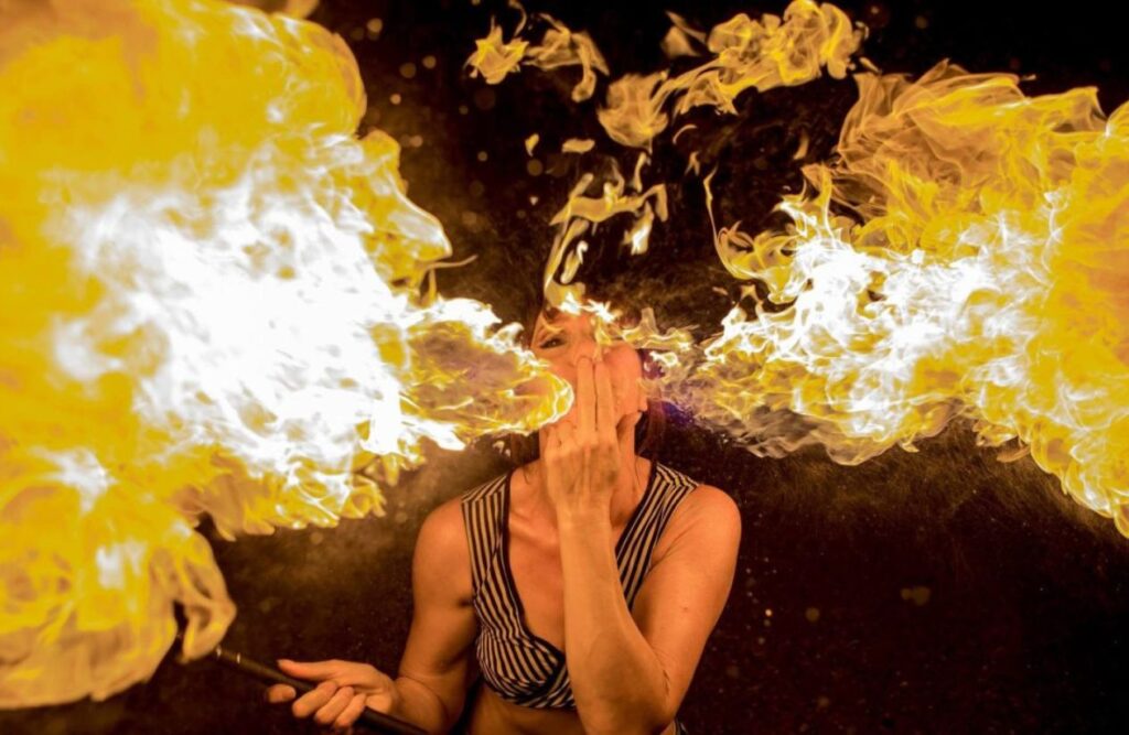 Fire Performers For Hire In Vancouver: How to Book a Blazing Show 4 Fiora Firefly fire performers