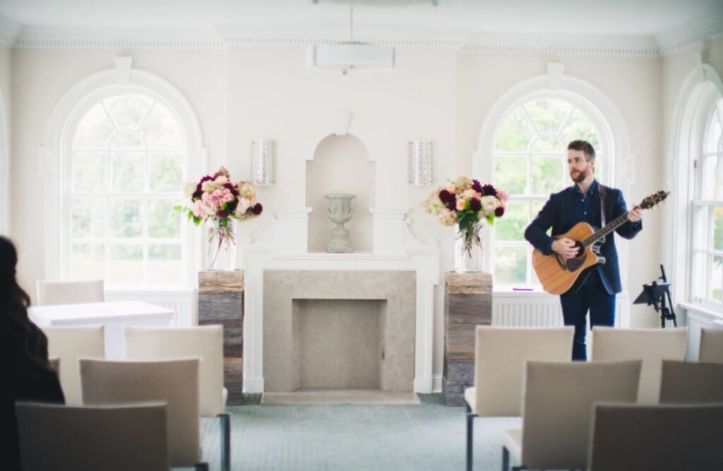 Gareth Bush one of the best Wedding Singers For Hire in Toronto