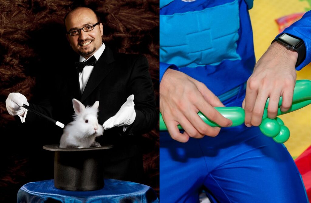 Magician or Balloon Twister: Which is Better for Your Child's Party? 5 Magician vs. Balloon Twister A Head-to-Head Showdown