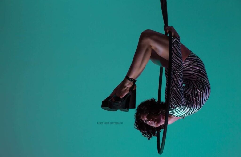 Best Circus Performers For Hire In Edmonton 4 Sarah The Aerialist circus performer for hire