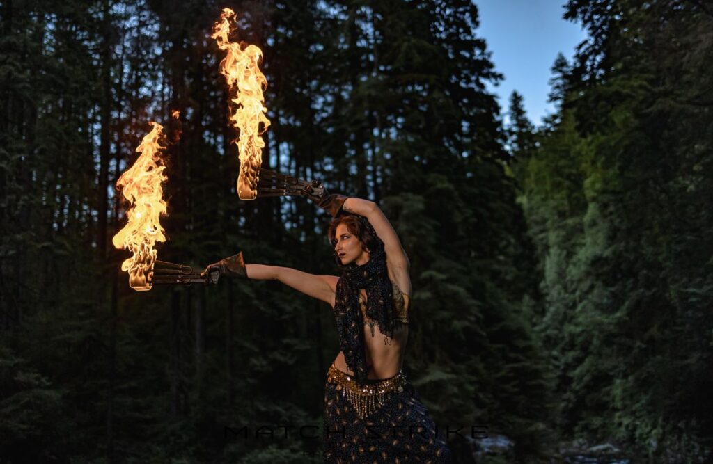Fire Performers For Hire In Vancouver: How to Book a Blazing Show 11 Siren of the Elements fire performer