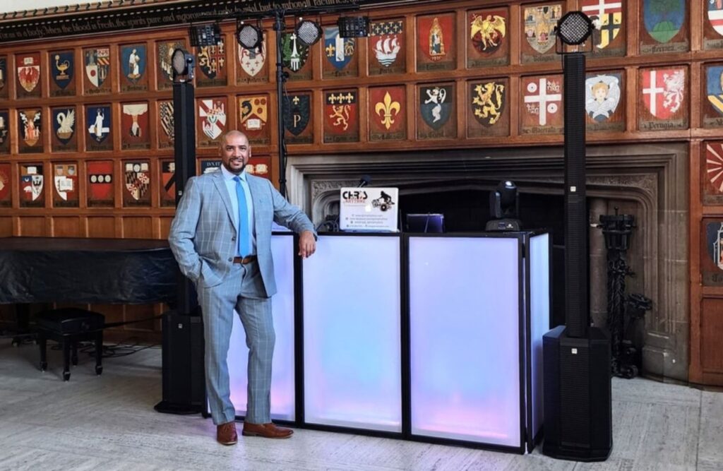 DJ Chris Rhythmz one of the best DJs for hire in hamilton