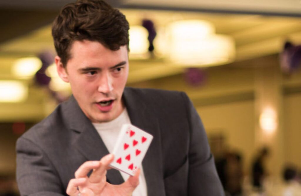 Curtis Strauss one of the best magicians in saskatoon