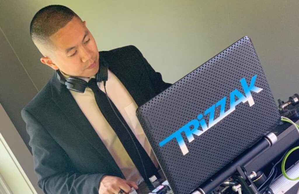 DJ Trizzak one of the wedding Djs for hire in surrey