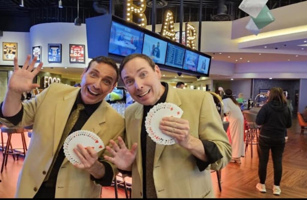 Double Vision a magicians that you can book in saskatoon