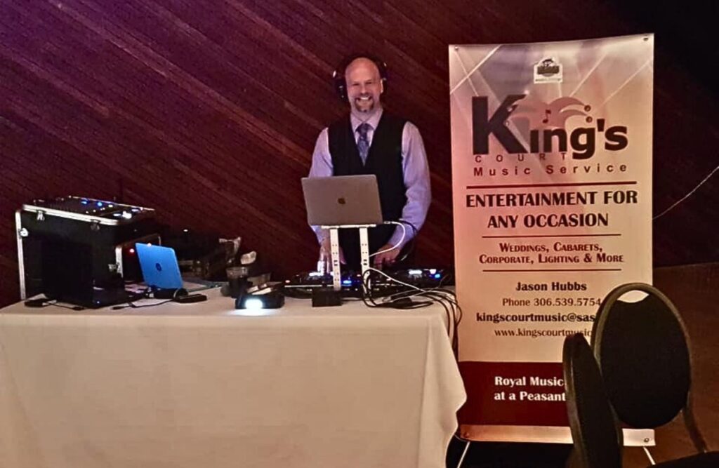 Jason Hubbs kings court music wedding dj in regina