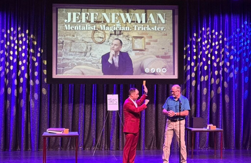 Jeff Newman magician for hire in regina