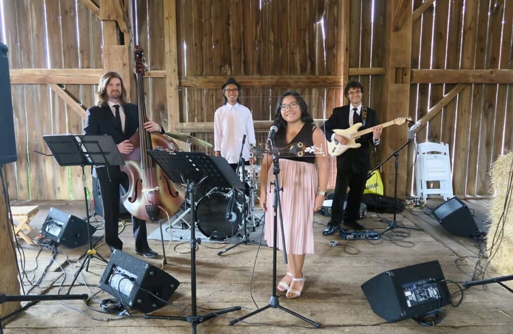 The Grace San Andres Quartet jazz band for hire in waterloo