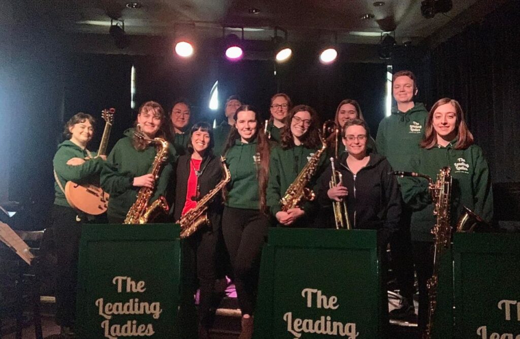 The Leading Ladies Little Big Band a jazz band that you can hire in surrey