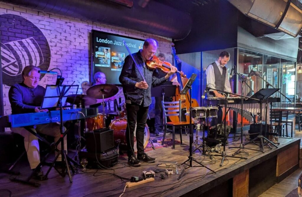 The New Vibes Jazz Quartet jazz band you can book for events in waterloo