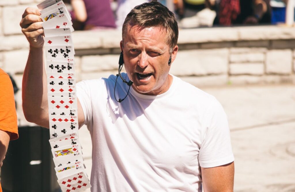 Patrick Drake magician that you can hire in Halifax