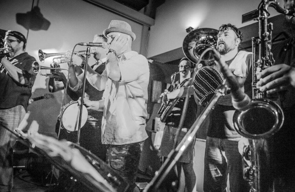 Pile O' Bones Brass Band jazz band you can book in Regina