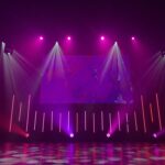empty stage with lights