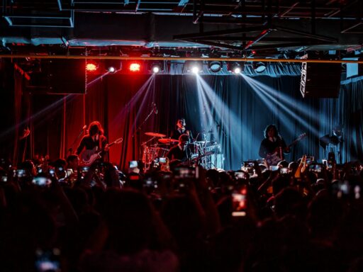 band performing on stage